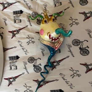 Larry Fraga-Foxy Blown Glass Ornament